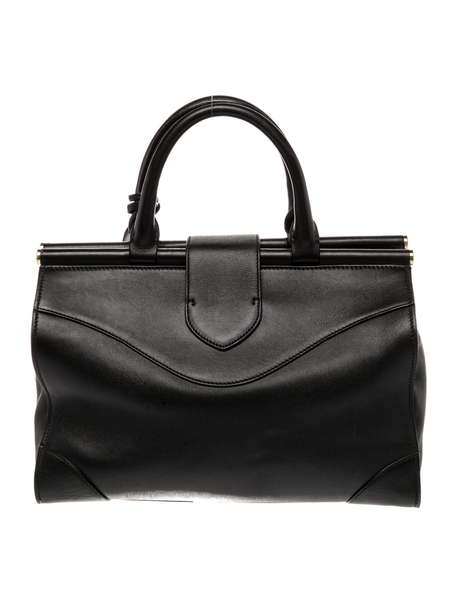 Ralph Lauren Leather Top Handle Bag